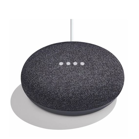 Розумна колонка Google Home Mini Black (Charcoal) - HOMEMINIB (БЕЗ підтримки укр та рос мови)