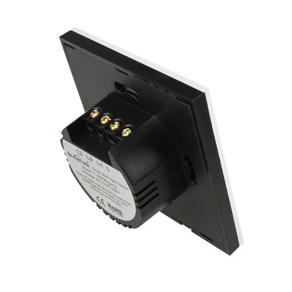 Сенсорний вимикач Broadlink TC2, Кількість каналів: 1, Живлення: 220В, Тип механізму вимикача: Реле, Колір: Белый, зображення 3