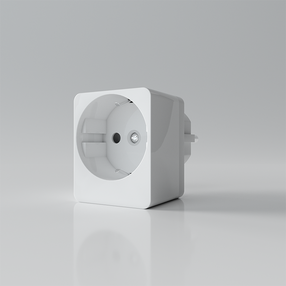 Розеточный выключатель Qubino Smart Plug 16A со счетчиком электроэнергии - GOAEZMNHYD1, изображение 2