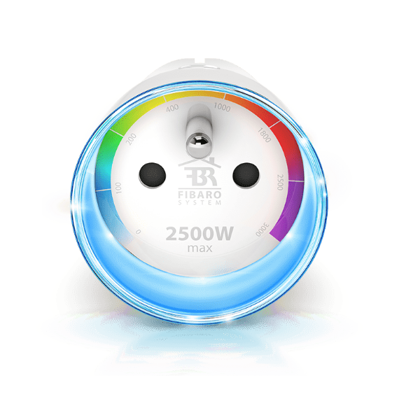 Розеточный выключатель со счетчиком электроэнергии FIBARO Wall Plug Тип E — FIBEFGWPE-102-5, изображение 4