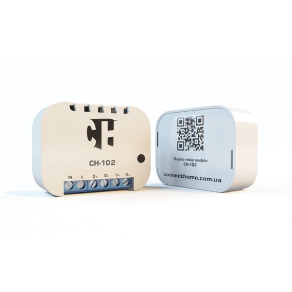 Двоканальне Z-Wave реле Connect Home - CH-102, зображення 3 Двоканальне Z-Wave реле Connect Home - CH-102, зображення 3