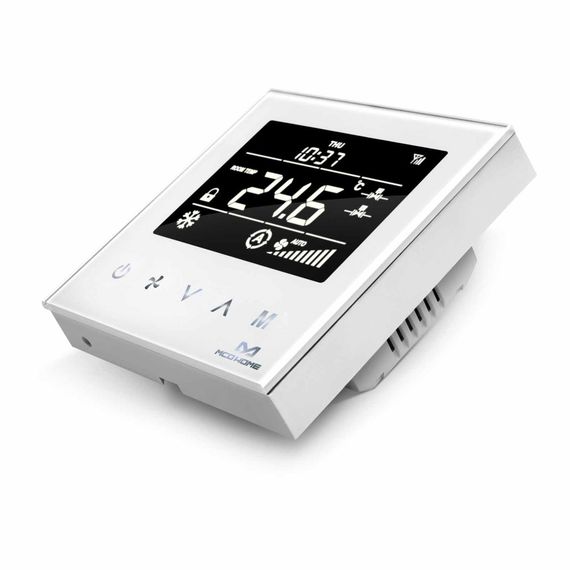 Термостат для фанкойла Z-Wave настенный (2 трубы) MCO Home  — MCOEMH8-FC, изображение 2