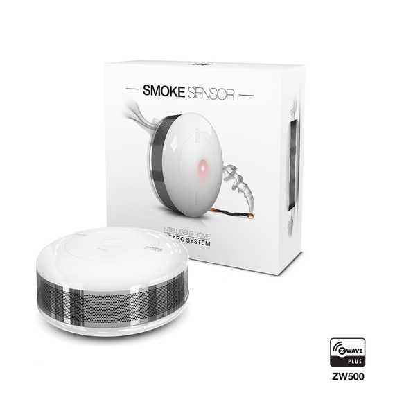 Датчик задимлення і температури FIBARO Smoke Sensor - FGSD-002, зображення 3 Датчик задимлення і температури FIBARO Smoke Sensor - FGSD-002, зображення 3