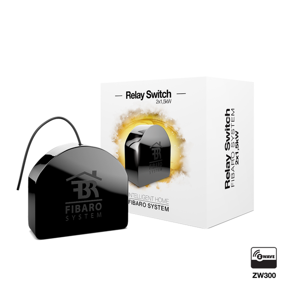 Подвійне вставне реле FIBARO Relay Switch 2x1,5 kW - FIBEFGS-222 (FIB_FGS-221)