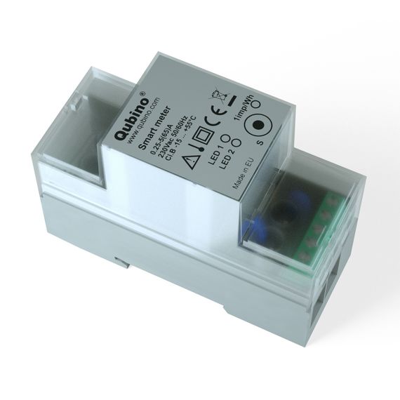 Вимірювач електроенергії Z-Wave Plus Qubino Smart Meter - ZMNHTD1, зображення 2 Вимірювач електроенергії Z-Wave Plus Qubino Smart Meter - ZMNHTD1, зображення 2