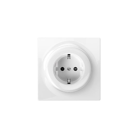 Класична розетка FIBARO Walli N Outlet type F - FGWSONF-011, Колір: Белый