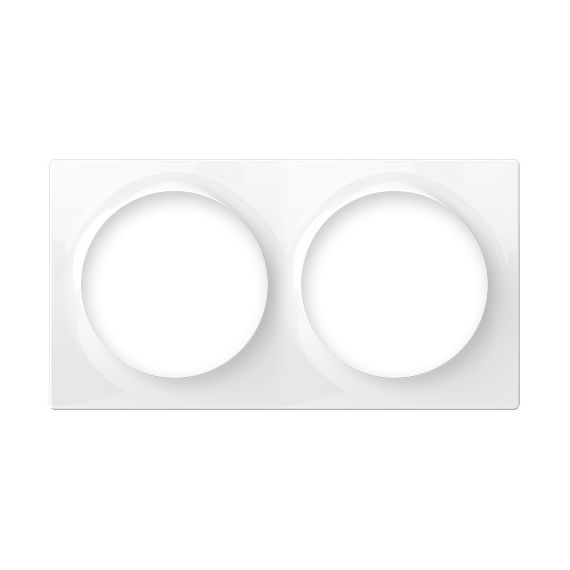 Рамка двомісна FIBARO Walli - FG-Wx-PP-0003, Колір: Белый