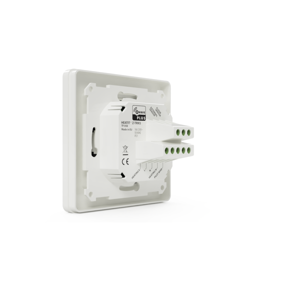 Термостат теплого пола со счетчиком электроэнергии Heatit Z-TRM3, белый, изображение 4