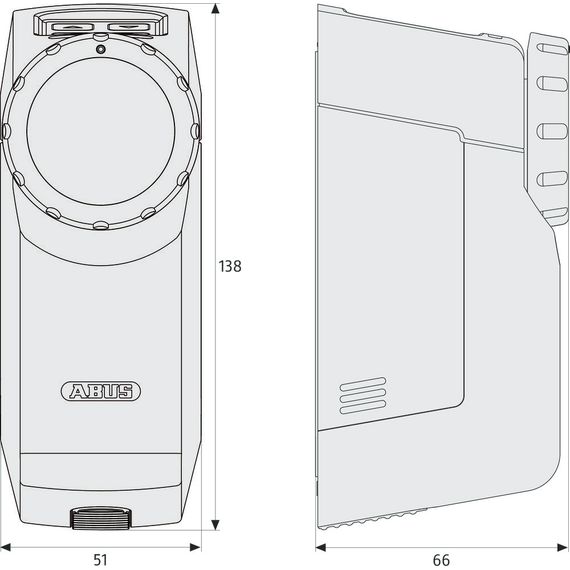 Дверний замок ABUS HomeTec Pro Z-Wave - ABUECFA3010S, Живлення: Батарейки, Колір: Серый, зображення 7