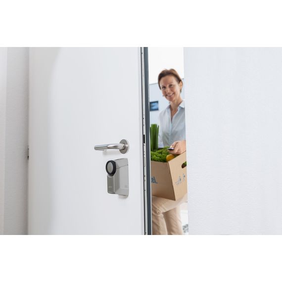 Дверний замок ABUS HomeTec Pro Z-Wave - ABUECFA3010S, Живлення: Батарейки, Колір: Серый, зображення 8