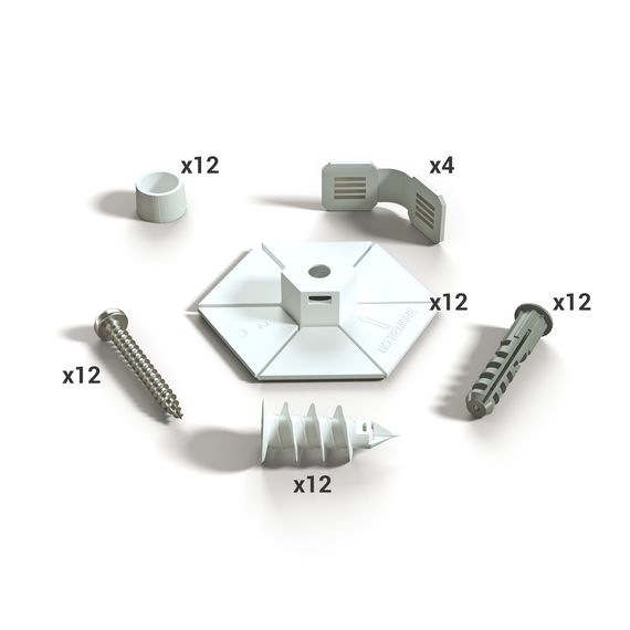 Монтажний набір для світлодіодних панелей Nanoleaf Light Panels Screw Mount Kit, зображення 2