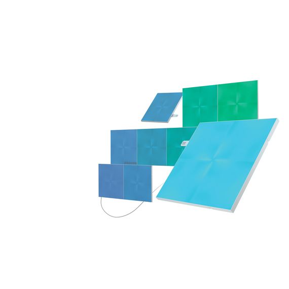 Умная система освещения Nanoleaf Canvas Smarter Kit Apple Homekit - 9 шт., изображение 6 Умная система освещения Nanoleaf Canvas Smarter Kit Apple Homekit - 9 шт., изображение 6