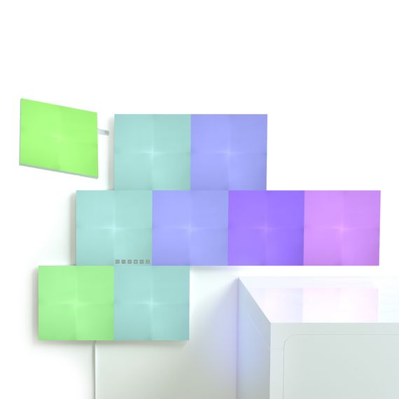 Умная система освещения Nanoleaf Canvas Smarter Kit Apple Homekit - 9 шт., изображение 7 Умная система освещения Nanoleaf Canvas Smarter Kit Apple Homekit - 9 шт., изображение 7