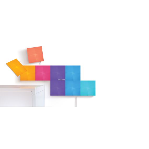 Умная система освещения Nanoleaf Canvas Smarter Kit Apple Homekit - 9 шт., изображение 9 Умная система освещения Nanoleaf Canvas Smarter Kit Apple Homekit - 9 шт., изображение 9