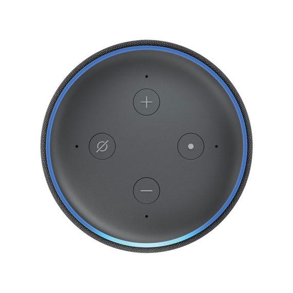 Розумна колонка Amazon Echo Dot (3rd Generation), Charcoal (БЕЗ підтримки укр та рос мови), зображення 4 Розумна колонка Amazon Echo Dot (3rd Generation), Charcoal (БЕЗ підтримки укр та рос мови), зображення 4