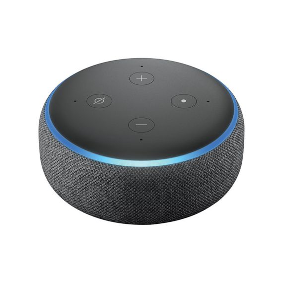 Розумна колонка Amazon Echo Dot (3rd Generation), Charcoal (БЕЗ підтримки укр та рос мови)