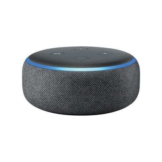 Розумна колонка Amazon Echo Dot (3rd Generation), Charcoal (БЕЗ підтримки укр та рос мови), зображення 2 Розумна колонка Amazon Echo Dot (3rd Generation), Charcoal (БЕЗ підтримки укр та рос мови), зображення 2
