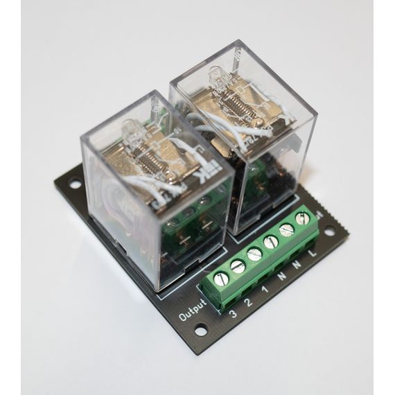 Модуль сполучення 2-х канального реле з 3-х швидкісним вентилятором, зображення 2