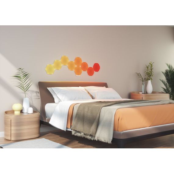 Дополнительные панели Nanoleaf Shapes Hexagons Expansion Pack Apple Homekit - 3 шт., Питание: 220В, Количество панелей: 3, изображение 8