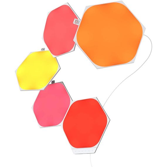 Умная система освещения Nanoleaf Shapes - Hexagon Starter Kit Apple Homekit - 5 шт., Питание: 220В, Количество панелей: 5, изображение 3 Умная система освещения Nanoleaf Shapes - Hexagon Starter Kit Apple Homekit - 5 шт., Питание: 220В, Количество панелей: 5, изображение 3