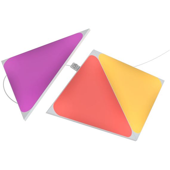 Дополнительные панели Nanoleaf Shapes Triangles Expansion Pack Apple Homekit - 3 шт., Питание: 220В, Количество панелей: 3, изображение 3 Дополнительные панели Nanoleaf Shapes Triangles Expansion Pack Apple Homekit - 3 шт., Питание: 220В, Количество панелей: 3, изображение 3