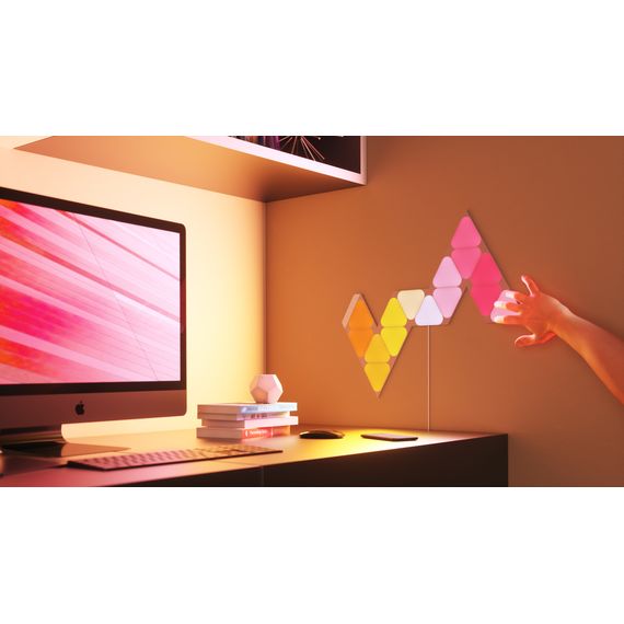 Дополнительные панели Nanoleaf Shapes Mini Triangles Apple Homekit - 10 шт., Питание: 220В, Количество панелей: 10, изображение 5