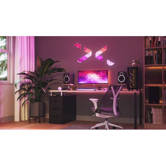 Дополнительные панели Nanoleaf Shapes Mini Triangles Apple Homekit - 10 шт., Питание: 220В, Количество панелей: 10, изображение 7