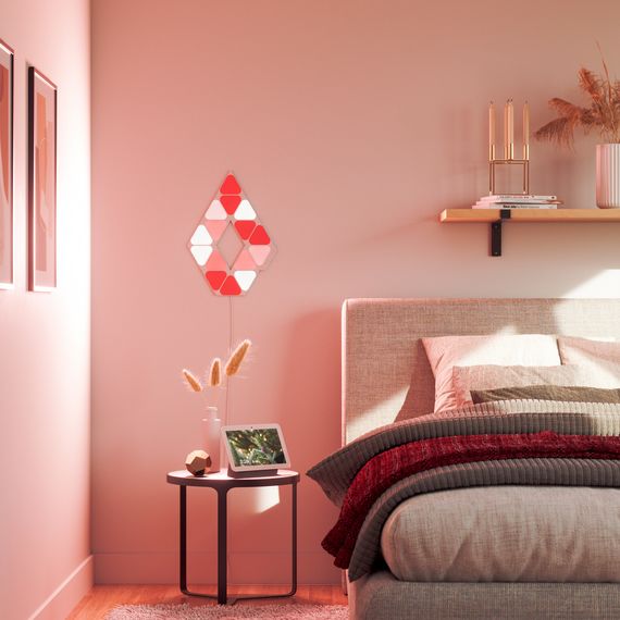 Дополнительные панели Nanoleaf Shapes Mini Triangles Apple Homekit - 10 шт., Питание: 220В, Количество панелей: 10, изображение 10