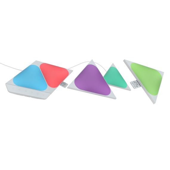 Умная система освещения Nanoleaf Shapes Mini Triangles Starter Kit Apple Homekit - 5 шт., Питание: 220В, Количество панелей: 5, изображение 3