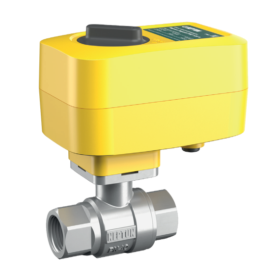 Кран шаровой с электроприводом NEPTUN PROFI 12В, Питание: 12В, Диаметр крана: 1/2", изображение 2