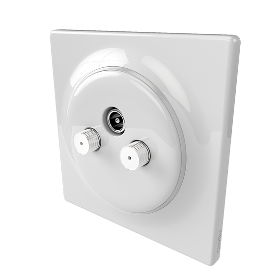 Розетка телевізійна / супутникова FIBARO Walli N TV-SAT Outlet - FGWTFEU-021, Колір: Белый, зображення 3 Розетка телевізійна / супутникова FIBARO Walli N TV-SAT Outlet - FGWTFEU-021, Колір: Белый, зображення 3