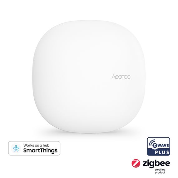 Контролер розумного будинку Aeotec Smart Home Hub – працює як Samsung SmartThings Hub V3 EU