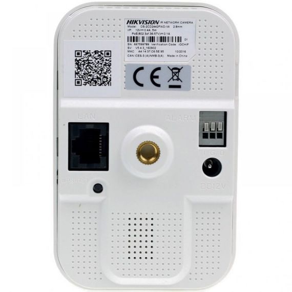 IP відеокамера Hikvision DS-2CD2422FWD-IW (2.8 мм) - кімнатна Wi-Fi камера 2 МП, зображення 3