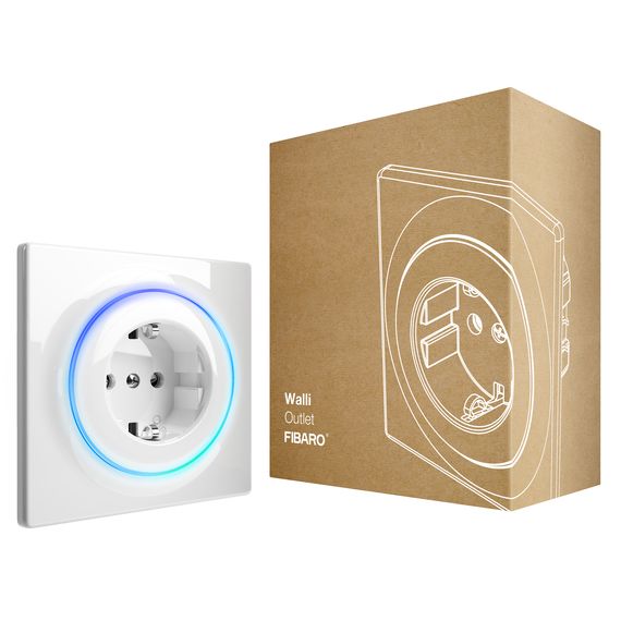 Розетка Z-Wave FIBARO Walli Outlet - FGWOF-011, Живлення: 220В, Колір: Белый, зображення 3 Розетка Z-Wave FIBARO Walli Outlet - FGWOF-011, Живлення: 220В, Колір: Белый, зображення 3
