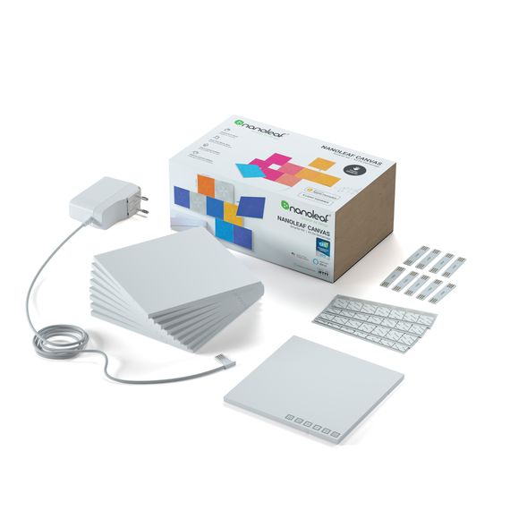 Розумна система освітлення Nanoleaf Canvas Smarter Kit Apple Homekit – 9 шт.