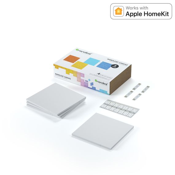 Додаткові модулі Nanoleaf Canvas Expansion Pack Apple Homekit – 4 шт., зображення 2 Додаткові модулі Nanoleaf Canvas Expansion Pack Apple Homekit – 4 шт., зображення 2