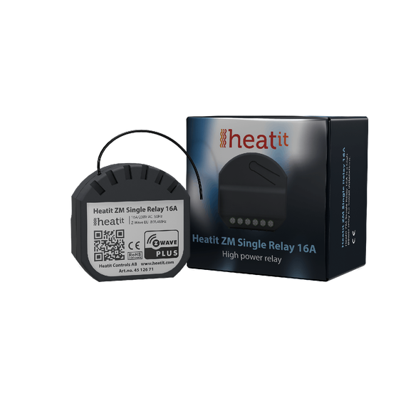 Одноканальне реле Heatit ZM Single Relay 16A