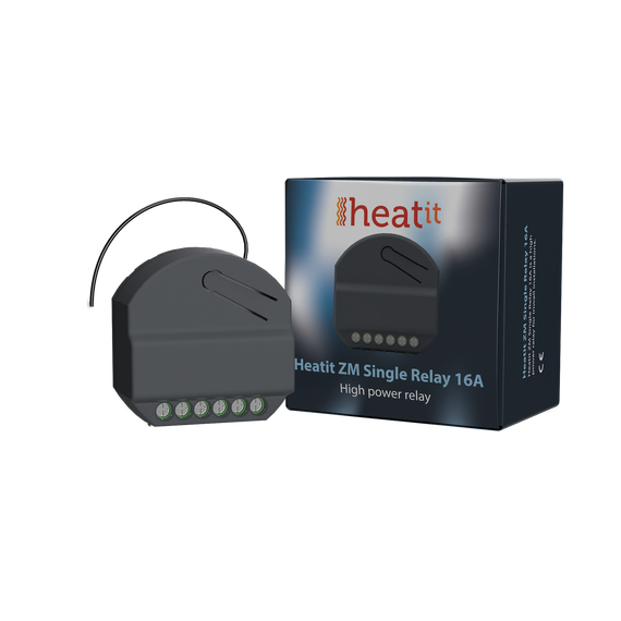 Одноканальне реле Heatit ZM Single Relay 16A, зображення 2
