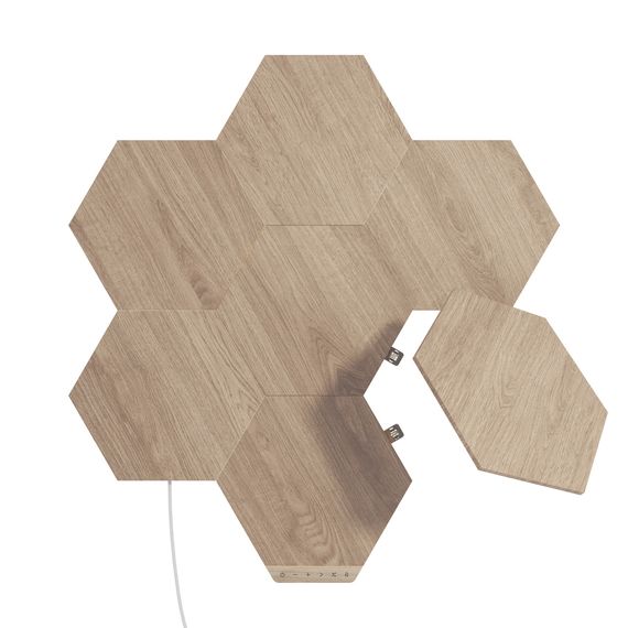 Розумна система освітлення Nanoleaf Elements – Hexagons Starter Kit Apple Homekit – 7 шт., Живлення: 220В, Кількість панелей: 7, зображення 2