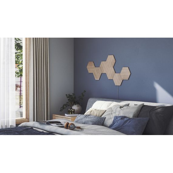 Додаткові панелі Nanoleaf Elements – Hexagons Expansion Pack Apple Homekit – 3 шт., Живлення: 220В, Кількість панелей: 3, зображення 8 Додаткові панелі Nanoleaf Elements – Hexagons Expansion Pack Apple Homekit – 3 шт., Живлення: 220В, Кількість панелей: 3, зображення 8