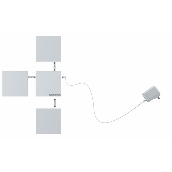 Розумна система освітлення Nanoleaf Canvas Smarter Kit Mini Apple Homekit – 4 шт., зображення 3