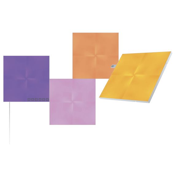 Розумна система освітлення Nanoleaf Canvas Smarter Kit Mini Apple Homekit – 4 шт., зображення 2