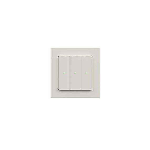 Бездротовий вимикач на 1-3 кнопки Heatit Z-Push Wall Controller, Живлення: CR2450, Колір: Белый, зображення 5