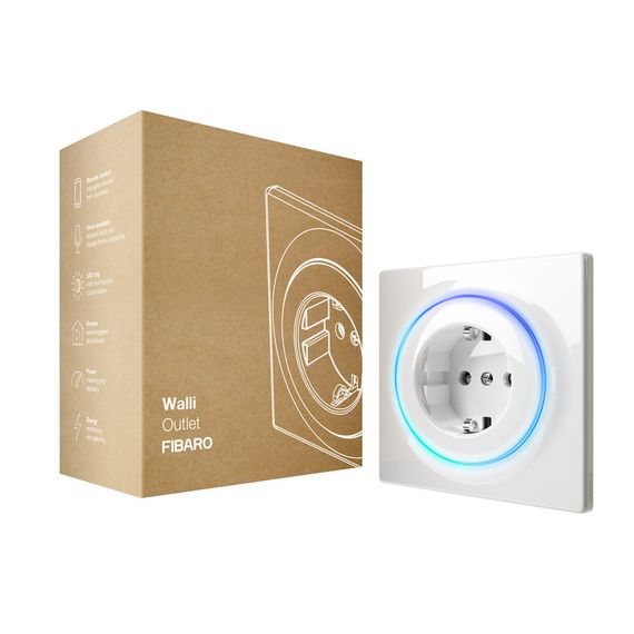 Розетка Z-Wave FIBARO Walli Outlet - 10 шт., Живлення: 220В, Колір: Белый, зображення 4 Розетка Z-Wave FIBARO Walli Outlet - 10 шт., Живлення: 220В, Колір: Белый, зображення 4