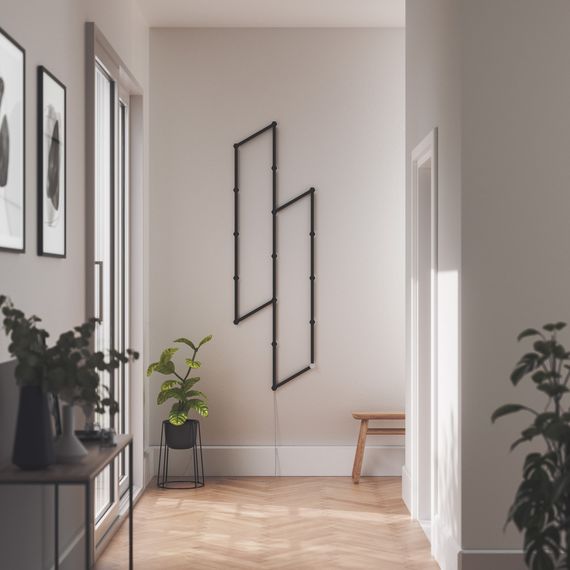 Накладка черная матовая Nanoleaf Lines Skins - Matte Black  - 9 шт., изображение 5