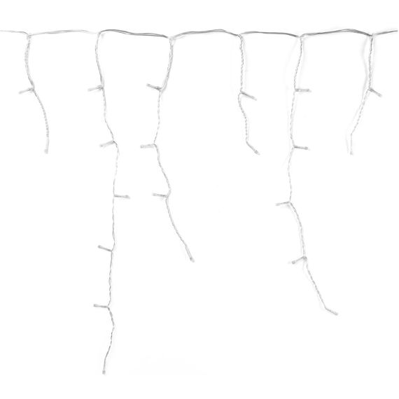 Світлодіодна Smart LED гірлянда Twinkly Icicle RGBW 190, 5м, BT+WiFi, Gen II, IP44 кабель прозорий, зображення 3