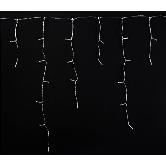 Світлодіодна Smart LED гірлянда Twinkly Icicle RGBW 190, 5м, BT+WiFi, Gen II, IP44 кабель прозорий, зображення 7