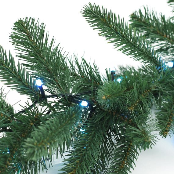 Світлодіодна Smart LED гірлянда на ялинковій гілці Twinkly Pre-lit Garland RGBW 50, 2.7 м, BT+WiFi, Gen II, IP44, зображення 3 Світлодіодна Smart LED гірлянда на ялинковій гілці Twinkly Pre-lit Garland RGBW 50, 2.7 м, BT+WiFi, Gen II, IP44, зображення 3