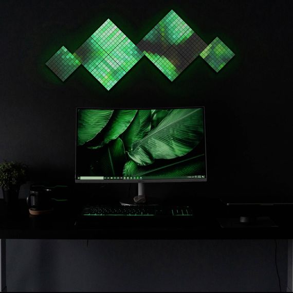 Розумна система освітлення Twinkly Squares RGB 64 Apple Homekit - 6 шт., зображення 3