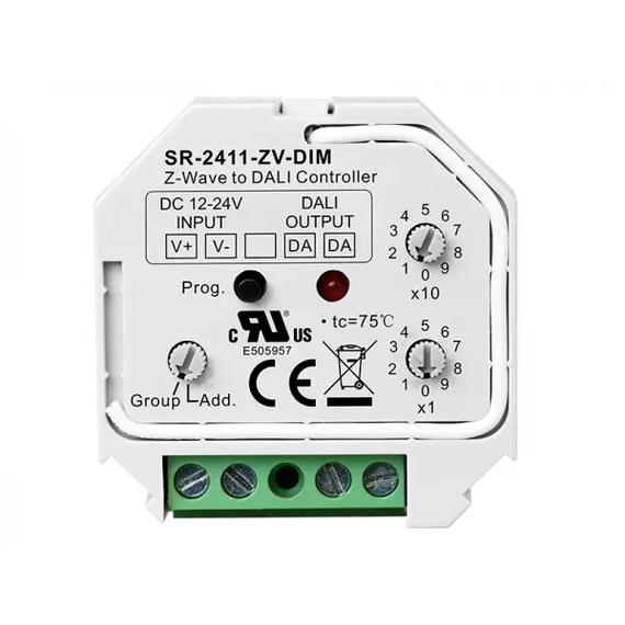 Контроллер c DALI в Z-Wave - DT6 Controller SR-2411-ZV-DIM